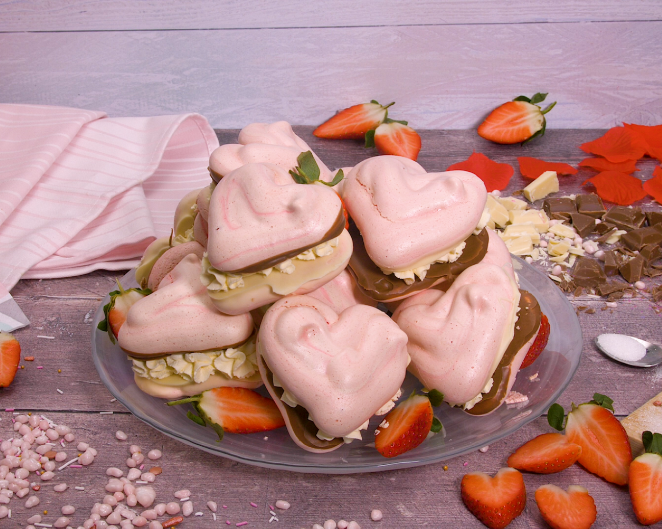 Meringue Hearts Food